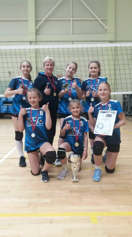 Sporto centro tinklininkės Lietuvos MINI U12 čempionės.