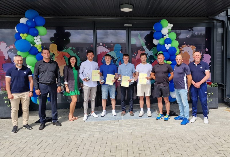 Pagerbti baigę sporto centrą auklėtiniai