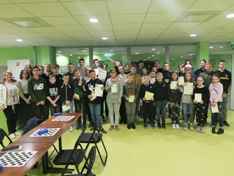 Rajono mokinių šaškių varžybos