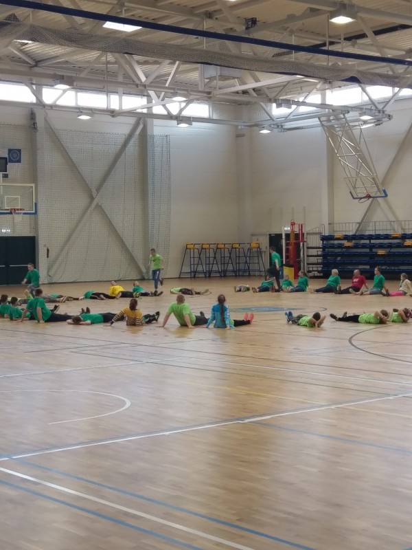 Kelmės sporto centras bendradarbiauja su Kelmės spec. mokykla
