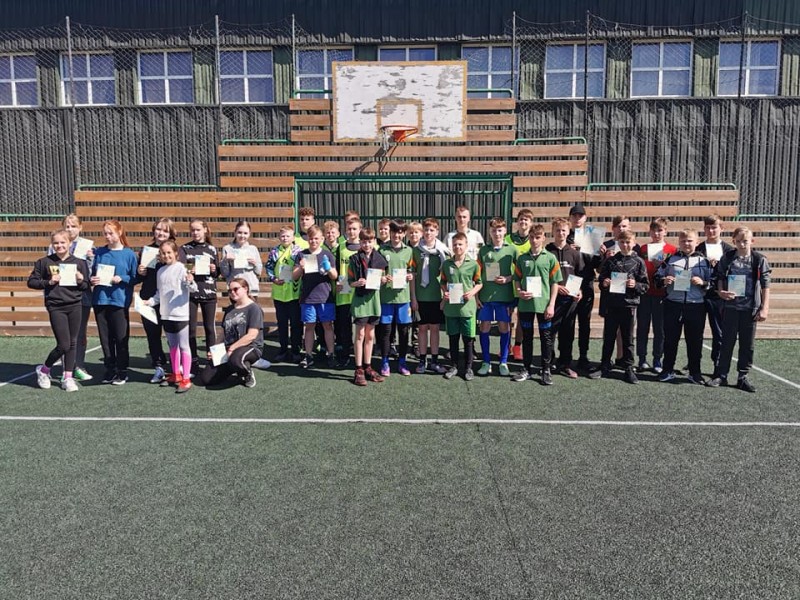 Rajono mokyklų mokinių futbolo 5x5 varžybos